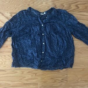GAP Blue Animal Print Shirt